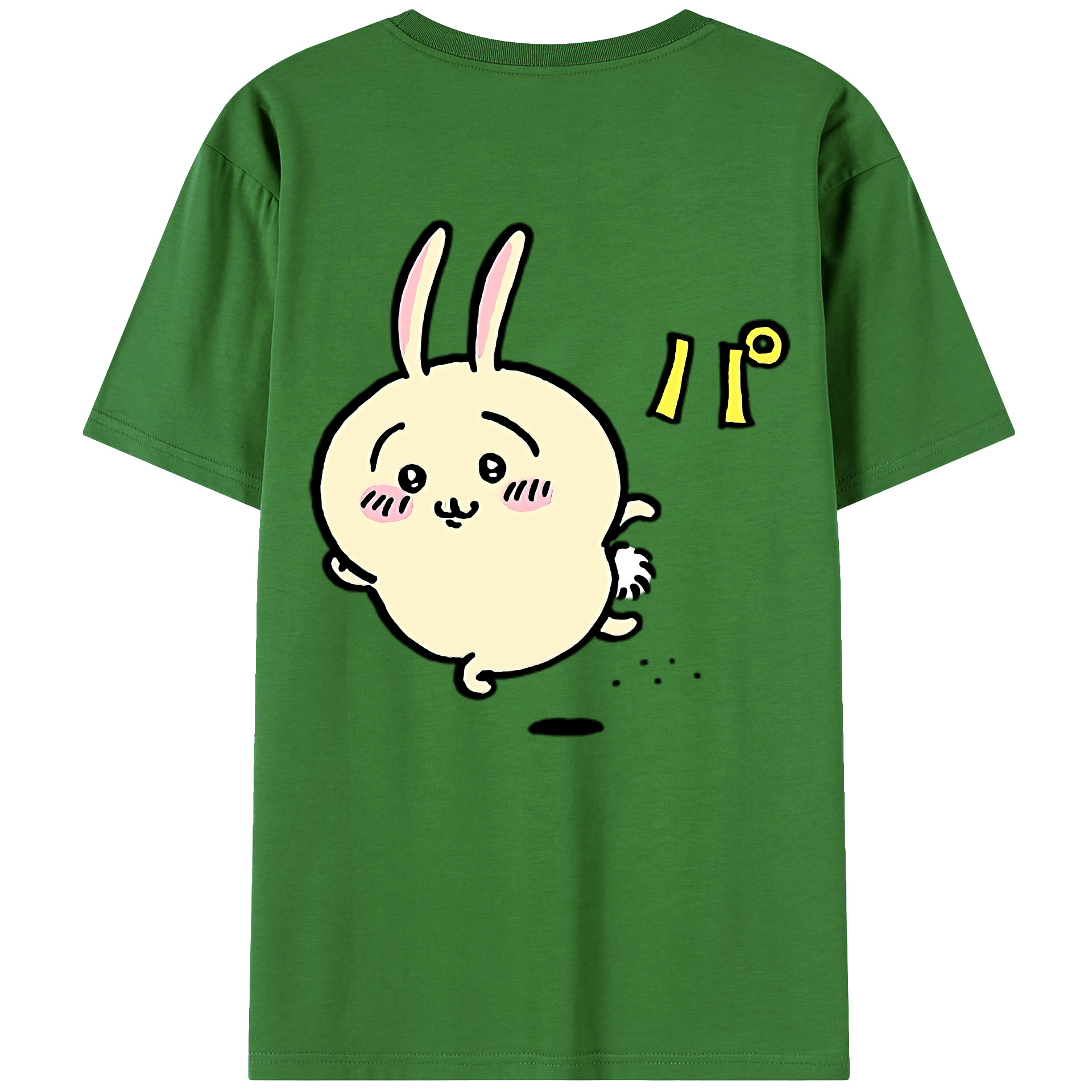 （画像用） ちいかわ うさぎ Chii-kawa usagi レディース半袖Tシャツ(バックプリント)